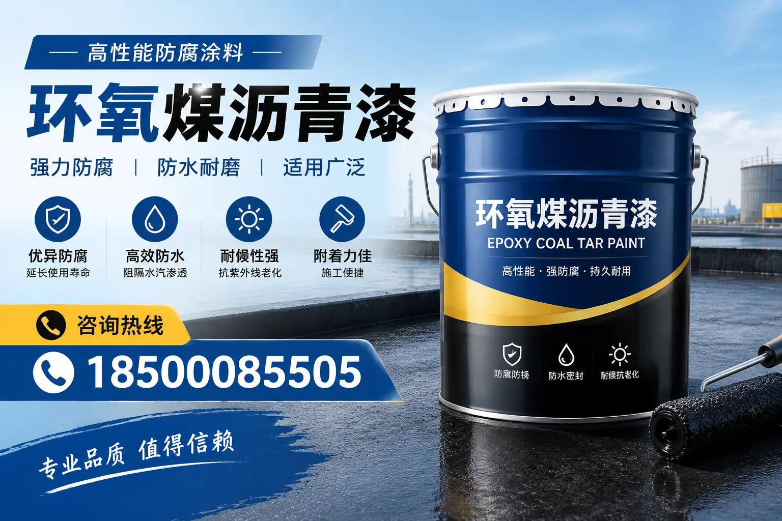 环氧煤沥青漆的主要成分与功能,庆阳用户深度了解