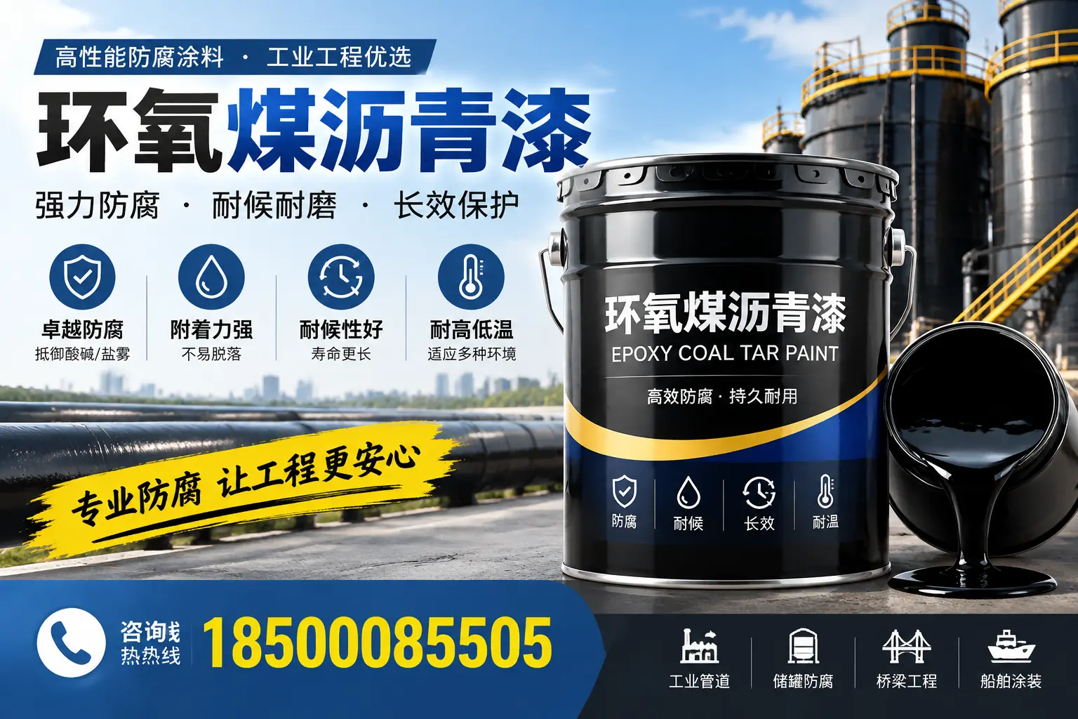 环氧煤沥青漆的施工方法与注意事项，确保在庆阳顺利完成